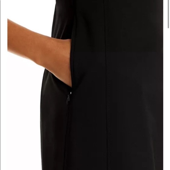 Theory Helaina Classic Dress Black Wool Size 8 Sleeveless - Picture 6 of 15